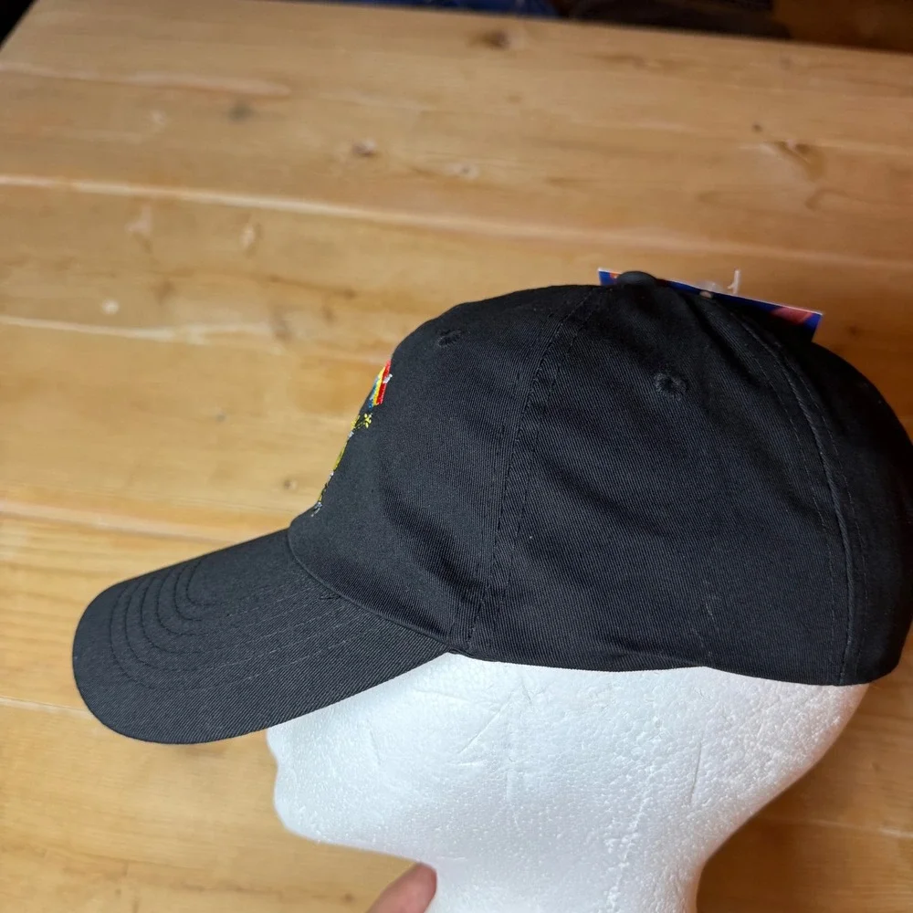 Nickelodeon Spongebob Squarepants Imagination Rainbow Black Baseball Hat‎ NWT